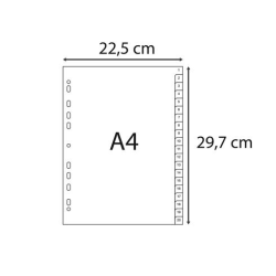 Exacompta faneblade / register 1-20