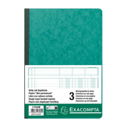 Exacompta kolonnebog, 3 kolonner