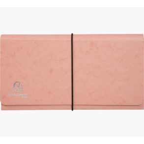 Exacompta Mappe med 6 rum, koral