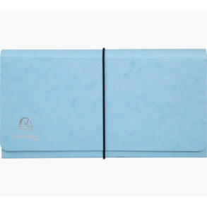 Exacompta Mappe med 6 rum, pastelbl