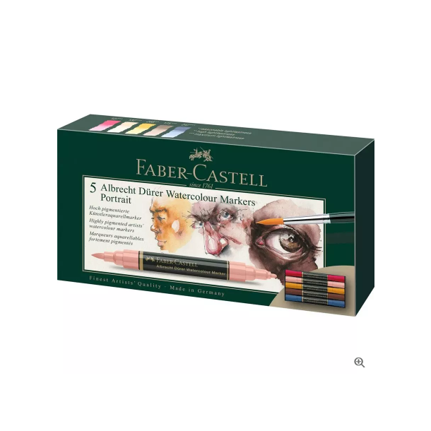 Faber Castell Albrecht D&uuml;rer vandfarve penne, Portrait