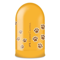 Faber Castell blyantspidser, fodspor, med etui