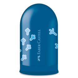 Faber Castell blyantspidser, fodspor, med etui