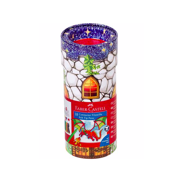 Faber Castell Connector Tuscher, 18 stk.