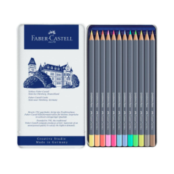 Faber Castell Goldfaber farveblyanter, Aqua, 12 stk.
