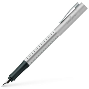 Faber Castell Grip 2011 Fyldepen Silver M