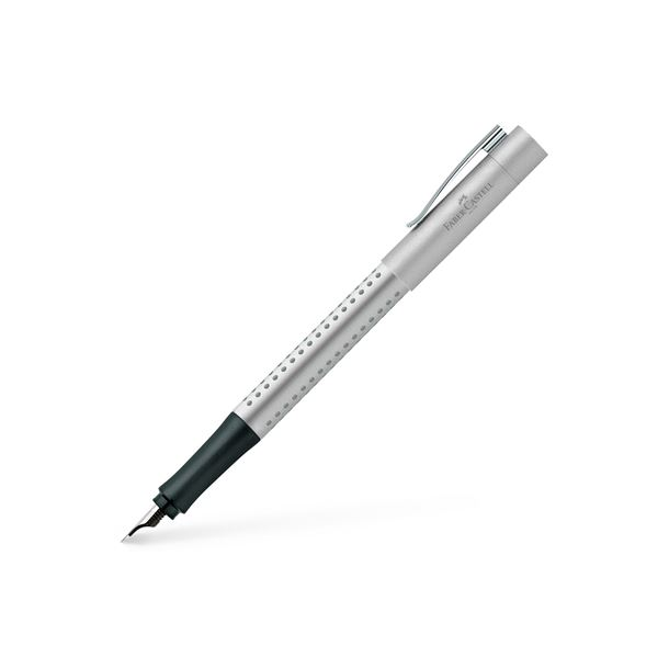 Faber Castell Grip 2011 Fyldepen Silver M