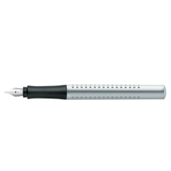Faber Castell Grip 2011 Fyldepen Silver M