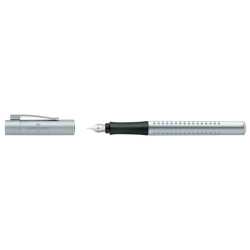 Faber Castell Grip 2011 Fyldepen Silver M