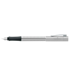 Faber Castell Grip 2011 Fyldepen Silver M
