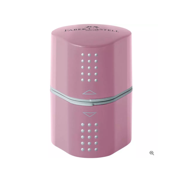 Faber Castell Grip Trio blyantspidser - Rose