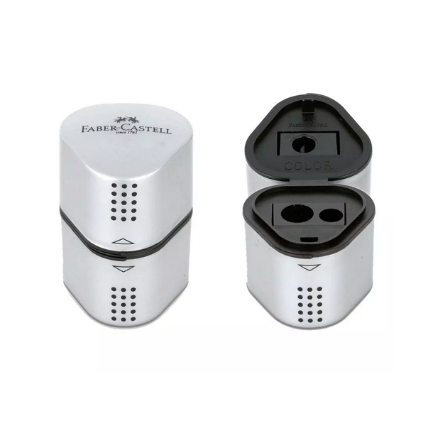 Faber Castell Grip Trio blyantspidser - Slv