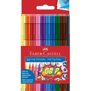 Faber Castell GRIP tuscher, 10 stk.