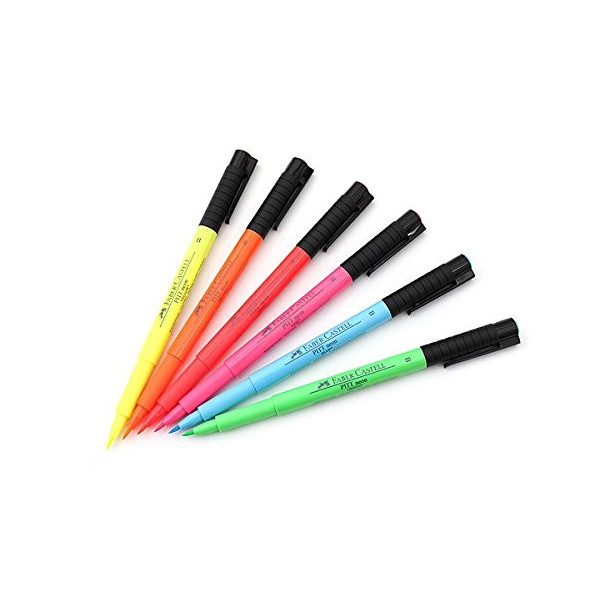 Faber Castell PITT artist brush pen, neon