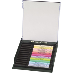 Faber Castell Pitt artist pen "Pastel" 12 stk i gaveske