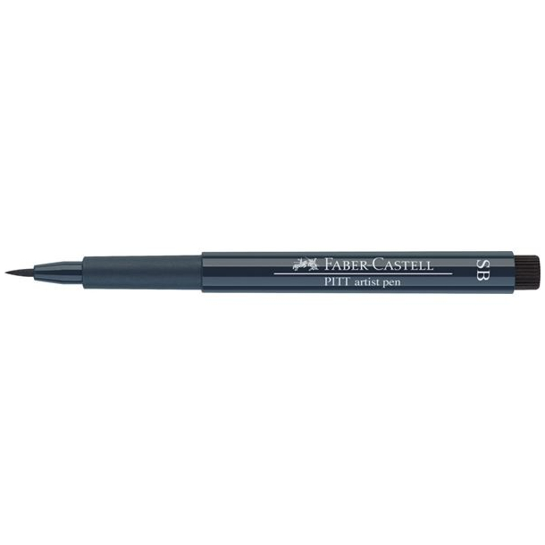Faber Castell PITT artist soft brush pen, Dark indigo 157