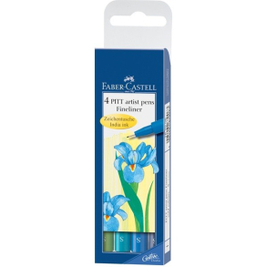 Faber Castell PITT fineliner, cold colours