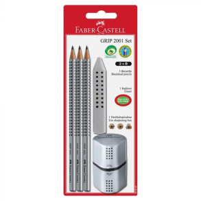 Faber Castell skrivest GRIP Trio, Slv