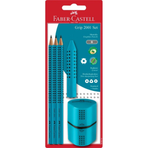 Faber Castell skrivest GRIP Trio, Turkis