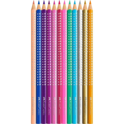 Faber Castell Sparkle farveblyanter, st m. 12 dele