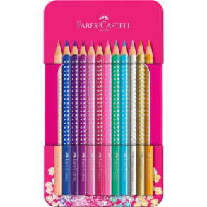 Faber Castell Sparkle farveblyanter, st m. 12 dele