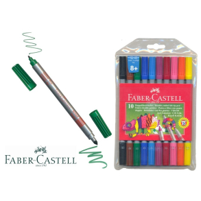 Faber Castell tuscher tynd/tyk 10 stk.
