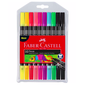 Faber Castell tyk/tynd tusch, neon
