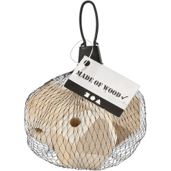 Facetslebet trperle - 43 mm