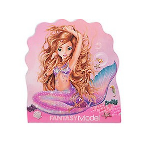 FANTASYModel Notesblok lille Mermaid, Havfrue, Rainbow