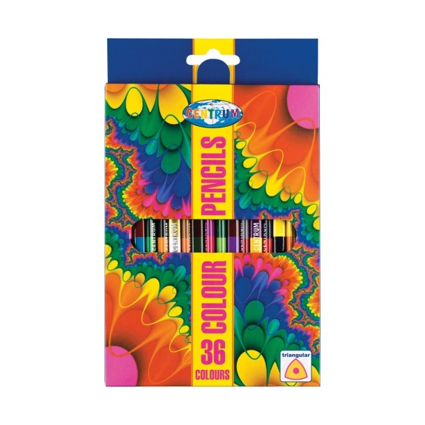 Farveblyant 18 stk. 2 farvede, 36 farver