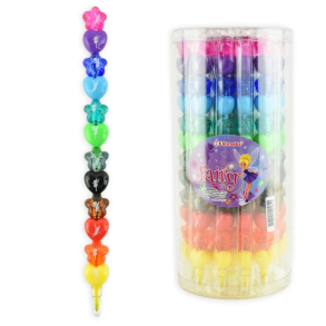 Farvekridt 12 i 1, Hjerter og stjerner