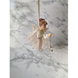 Fe med stjerne, creme, 13cm