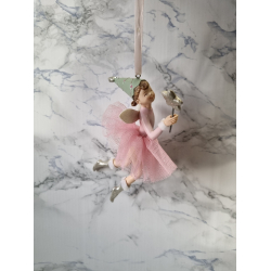 Fe med stjernestav, rosa, 13cm