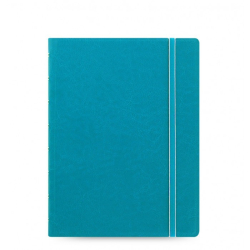 Filofax Notesbog lderlook - A5 - Aqua