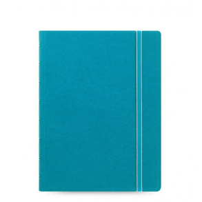 Filofax Notesbog lderlook - A5 - Aqua