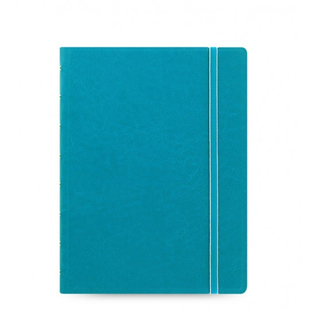 Filofax Notesbog lderlook - A5 - Aqua