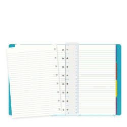 Filofax Notesbog lderlook - A5 - Aqua