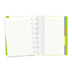 Filofax Notesbog lderlook - A5 - Grn