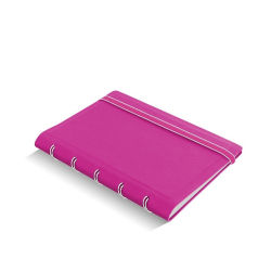 Filofax Notesbog lderlook - A6 - Fuchsia