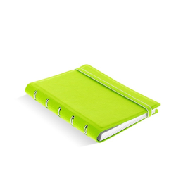 Filofax Notesbog lderlook - A6 - Grn