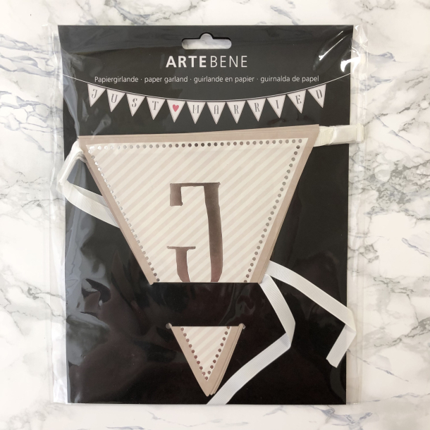 Flag guirlande, Just Married