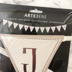 Flag guirlande, Just Married