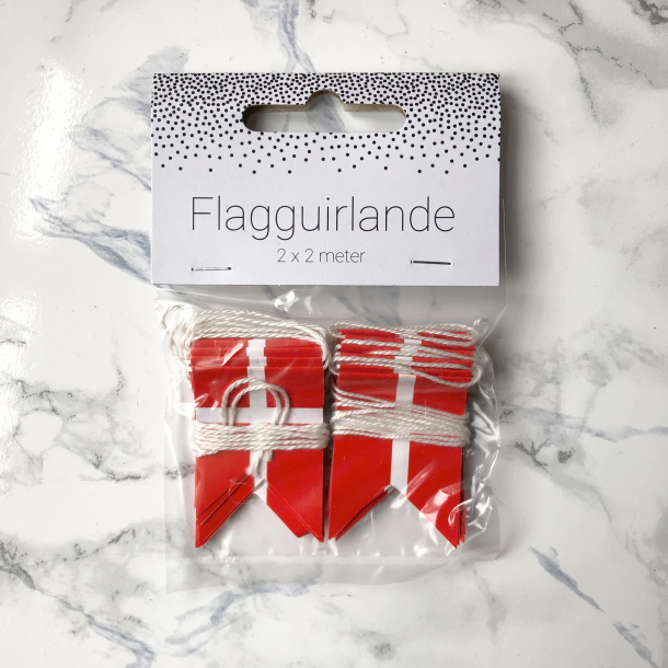 Flagranke med splitflag, 2 x 2 m