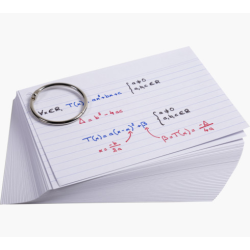 Flashcards, A6, Linieret, Gul