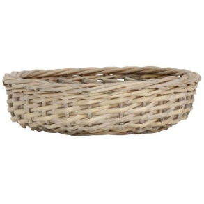 Flet kurv rund,  22cm