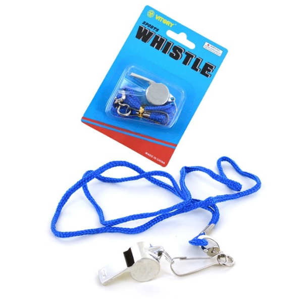 Fljte, metal med bl snor