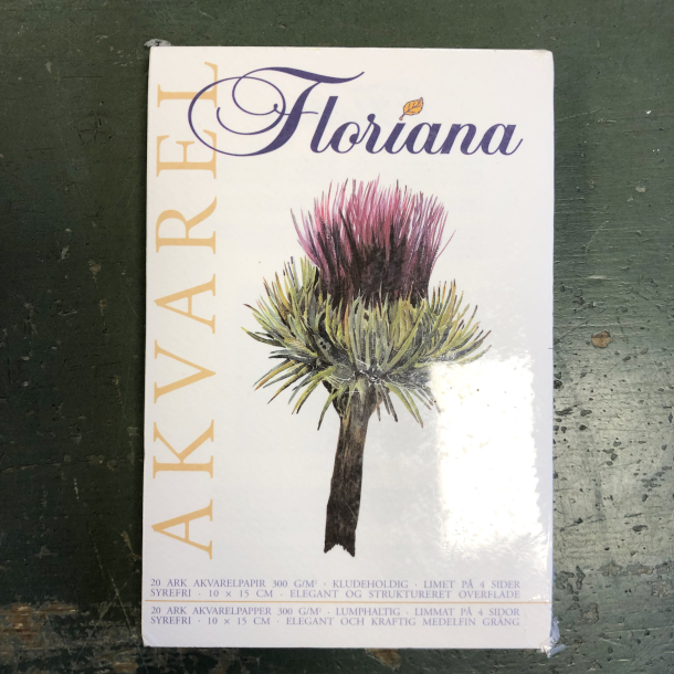 Floriana Akvarelblok 10x15cm, 300g
