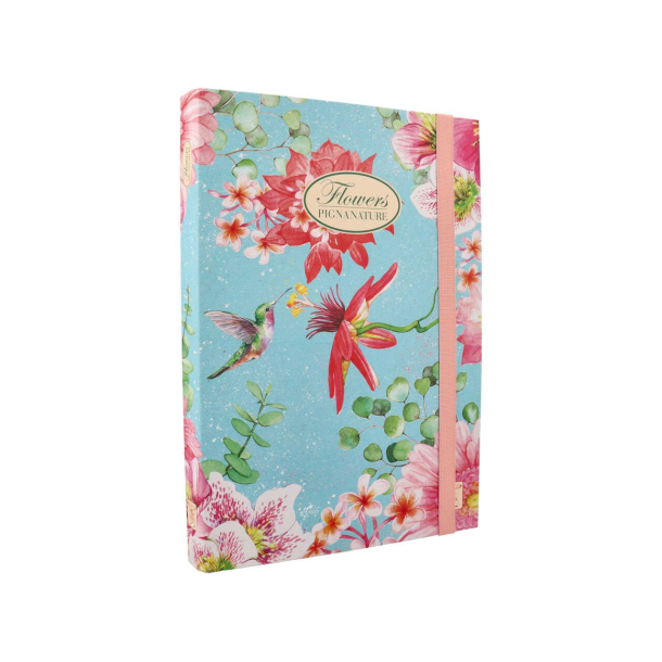 Flowers Pignanature elastikmappe, 3 cm bred, Kolibri