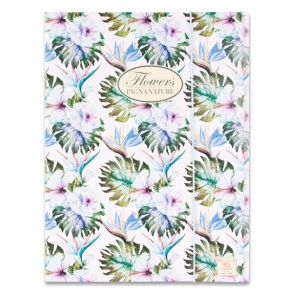 Flowers Pignanature elastikmappe, bl