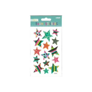 Foam Stickers Stjerner, 15 stk. 